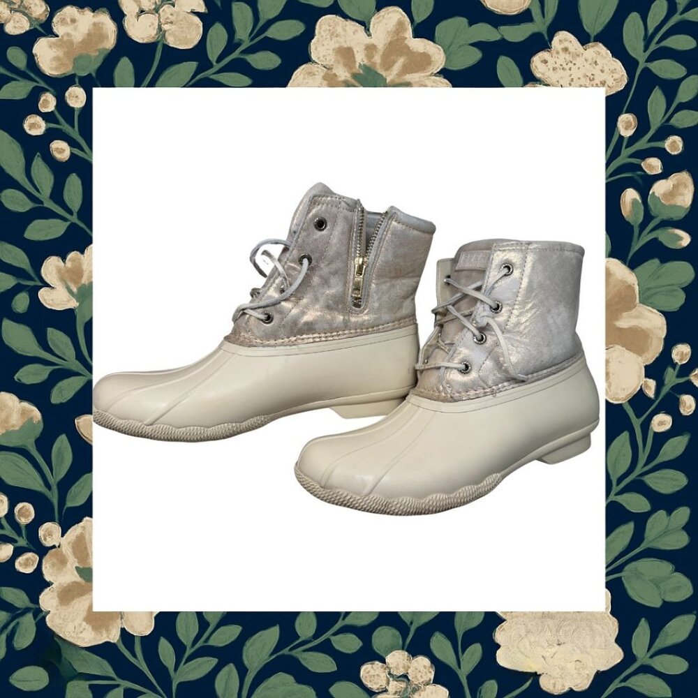 Sperry Shimmer Duck Boots